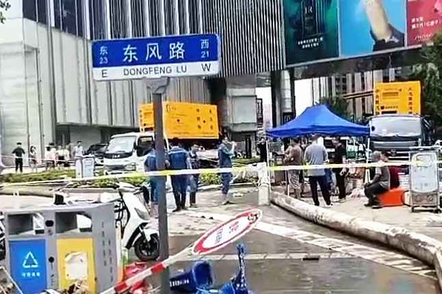 开云·官方网站登录入口-开云(中国)排涝突击队在排涝现场